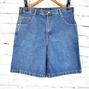Vintage 90s Y2K Faded Glory Carpenter Jean Shorts Jorts